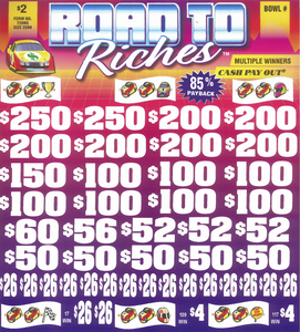Road To Riches 7299Q  85% Payout