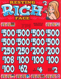 $2 Resting Rich Face 7415Q  76% Payout