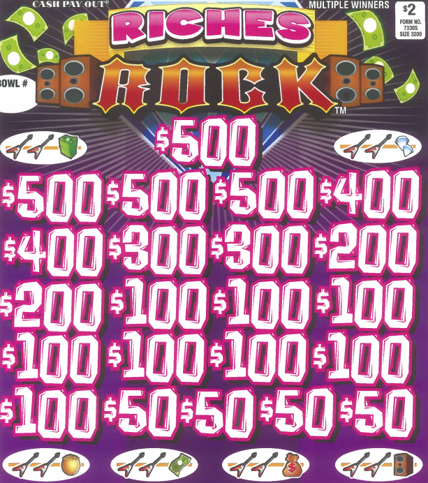 Riches Rock  7330S 75% Payout
