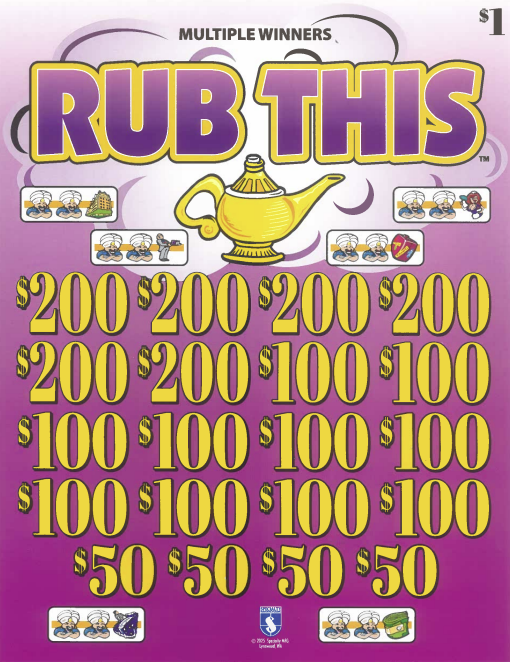 Rub This  7792R   75.9% Payout