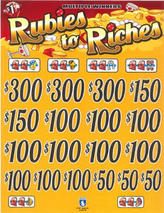 Rubies To Riches  3695G   74% Payout
