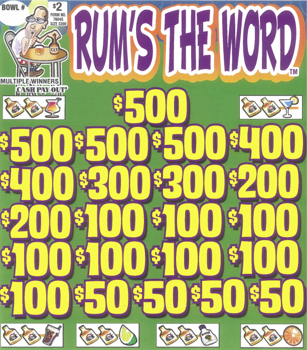 Rums The Word 7004S  75% Payout