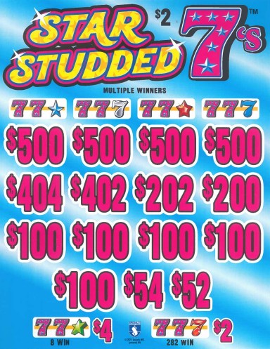 Star Studded 7's   7087S   74.5% Payout