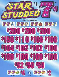Star Studded 7's  7080S   75.95% Payout