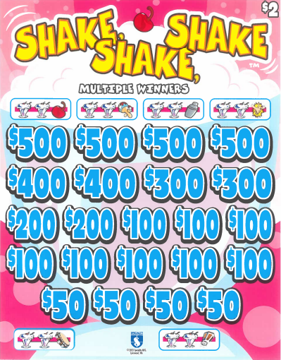 Shake, Shake, Shake  7469L   75% Payout