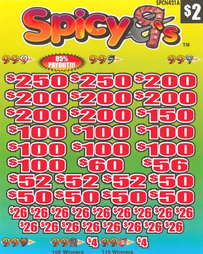 Spicy 9's   SPCN421A  85% Payout