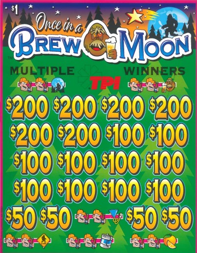 Once In A Brew Moon  7427L  75% Payout