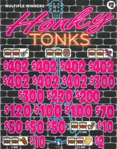 Honky Tonks  7601L  75.5% Payout