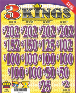 3 Kings   2317CH  78.38% Payout