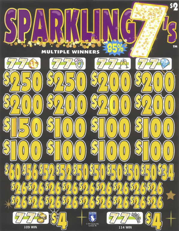 Sparkling 7's   7263Q   85% Payout