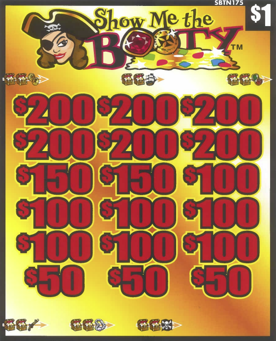 Show Me The Booty SBTN175  74.18% Payout