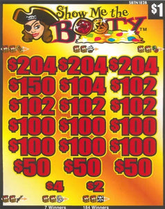 Show Me The Booty  SBTN182B   76.39% Payout