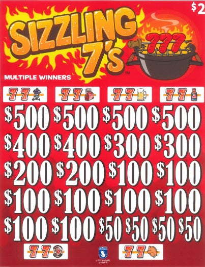 Sizzling 7's  7670S  75% Payout