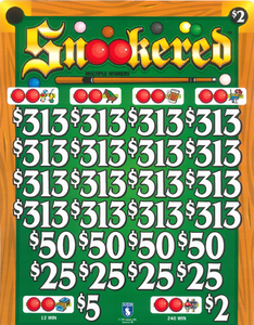$2 Snookered   7246Q   74.59% Payout
