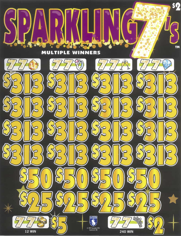 Sparkling 7's  7266Q  74.59% Payout
