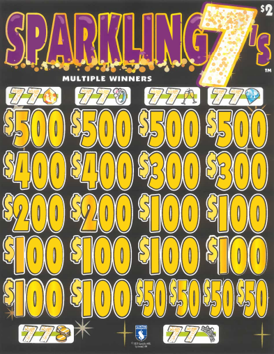 Sparkling 7's  7242Q  75% Payout