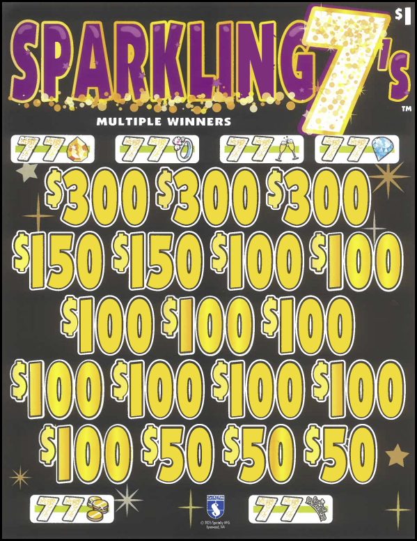 Sparkling 7's   7261Q   74% Payout