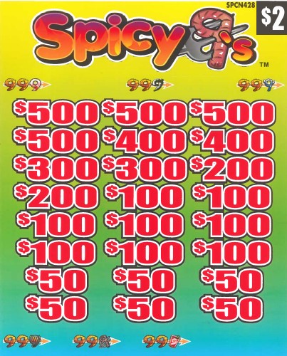 Spicy 9's  SPCN428  76.75% Payout