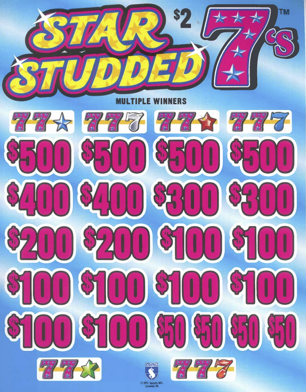 Star Studded 7's  7083S   75% Payout