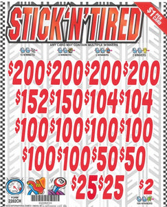 Stick 'N' Tired   2282CH  78.38% Payout