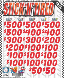 Stick 'N' Tired  2282BM    74.9% Payout