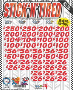 Stick 'N' Tired  2282CE     84.5% Payout