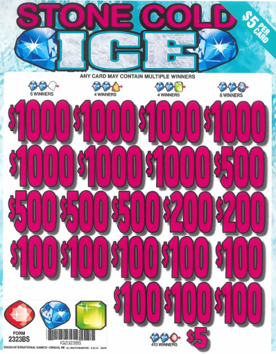 Stone Cold Ice  2323BS  77% PayouT