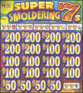 Super Smoldering 7's  7742Q 3159 Cards