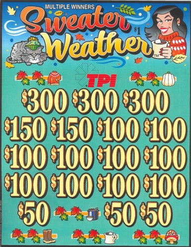 Sweater Weather 7864R  74% Payout
