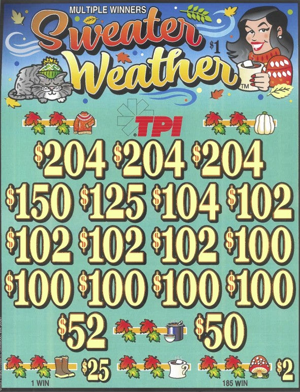 Sweater Weather   7861R  75.7% Payout