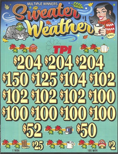 Sweater Weather   7861R  75.7% Payout