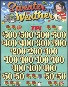 Sweater Weather  7866R 75% Payout