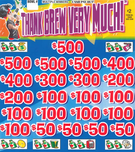 Thank Brew Very Much!   7668R  75% Payout