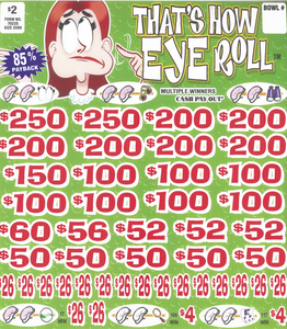 That's How Eye Roll  7023S  85% Payout
