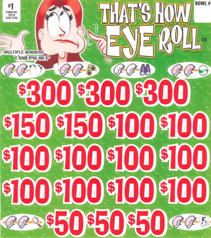 That's How Eye Roll  7021S   75.97% Payout
