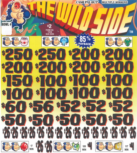 The Wild Side  YV38   85% Payout