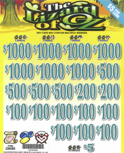 The Lizard Of Oz   2360BS  77% Payout