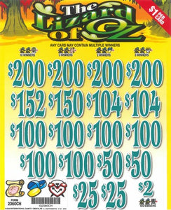 The Lizard Of Oz  2360CH  78.38% Payout