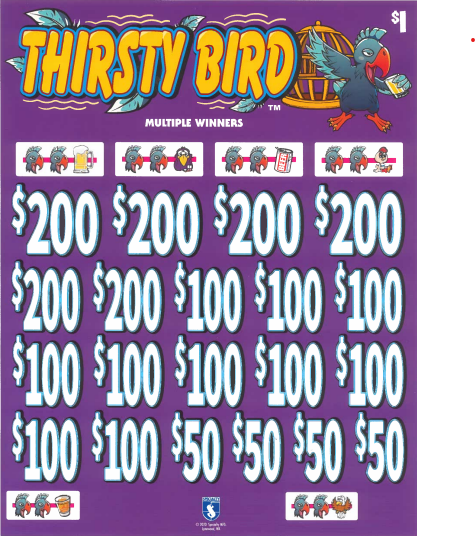 Thirsty Bird   7285J   75.9% Payout