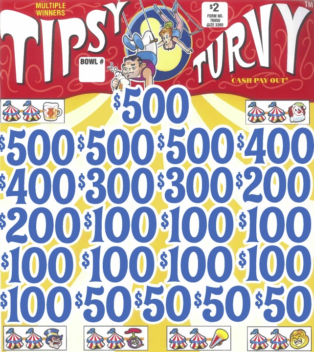 $2 Pull-Tabs with 75%-75.9% Payout – NG Gaming Minnesota