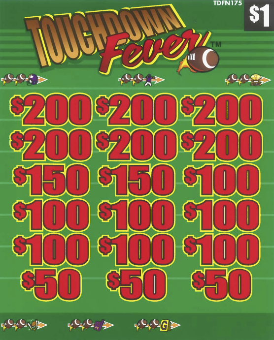 Touchdown Fever   TDFN175  74.18% Payout