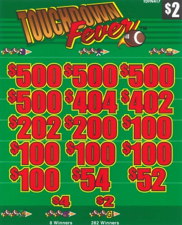 Touchdown Fever  TDFN417    74.7% Payout