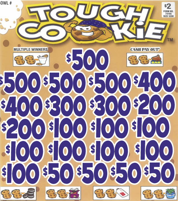 Tough Cookie  7315S 75% Payout