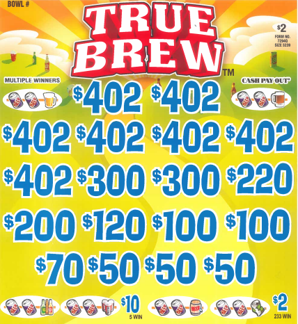 True Brew  7294Q  75.5% Payout