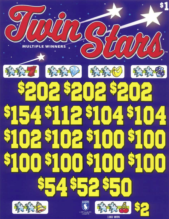 $2 Twin Stars   7887Q    75.95% Payout