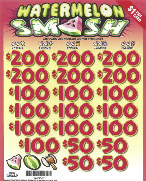 Watermelon Smash  2354AP 75.35% Payout