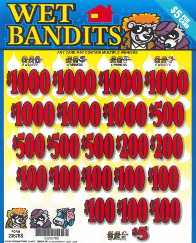 Wet Bandits  2367BS  77% Payout