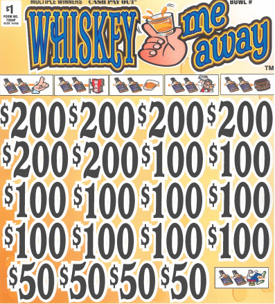 Whiskey Me Away  7264P   75.9% Payout