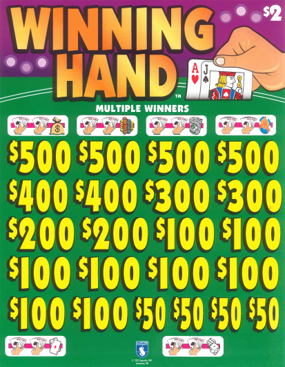 Winning Hand  7370L  75% Payout