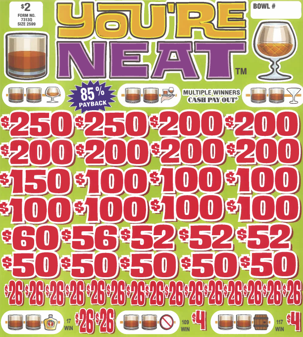 You're Neat  7313Q  85% Payout